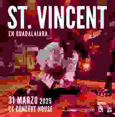 PRECIOS: St. Vincent anuncia concierto en Guadalajara