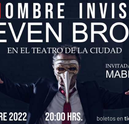 Steve Brown y Mabe Fratti en el Teatro de la Ciudad