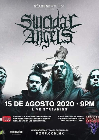 Suicidal Angels dará show streaming previo al MxMFV