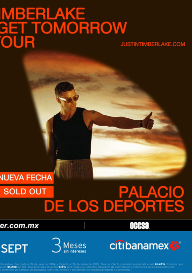 PRECIOS: Justin Timberlake en el Palacio de los Deportes