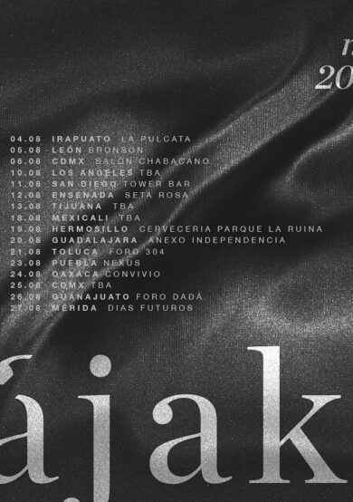Conoce las fechas de la gira de Tajak por México