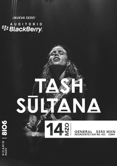 Tash Sultana llega a Auditorio BlackBerry