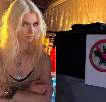 Taylor Momsen de The Pretty Reckless fue mordida por un murciélago