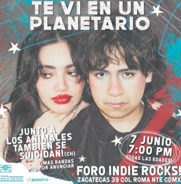 Te vi en un planetario llegará al Foro Inide Rocks!