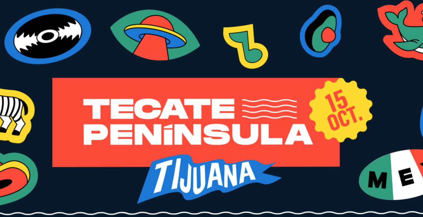 Descubre el cartel del festival Tecate Península