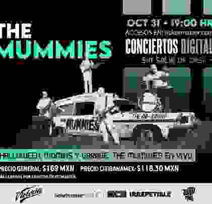 Conoce los detalles del concierto de The Mummies