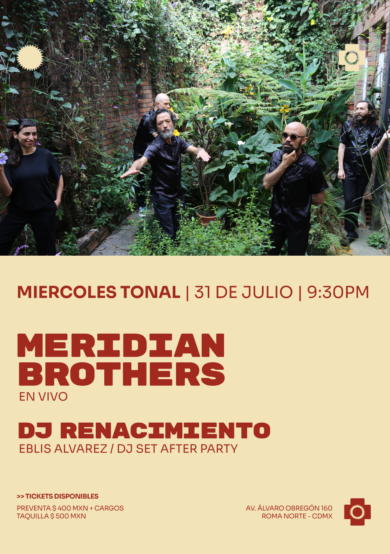 Meridian Brothers se presentará en TONAL