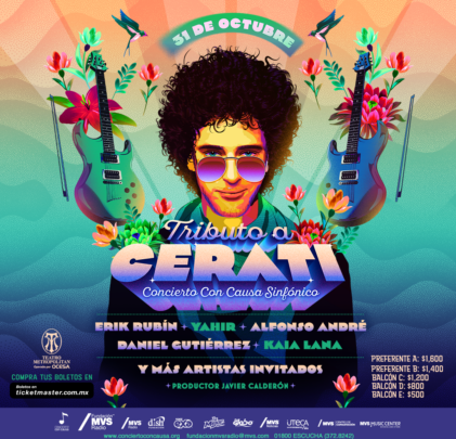 Cerati será recordado en tributo sinfónico en el Teatro Metropólitan