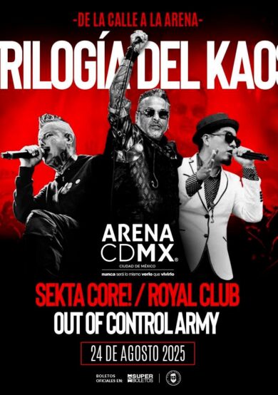 PRECIOS: Sekta Core + Royal Club + Out Of Control Army en la Arena CDMX