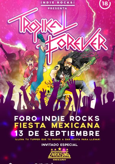 Tropikal Forever en concierto en el Foro Indie Rocks!