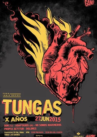 Tungas celebra 10 años de carrera en el Foro Indie Rocks!