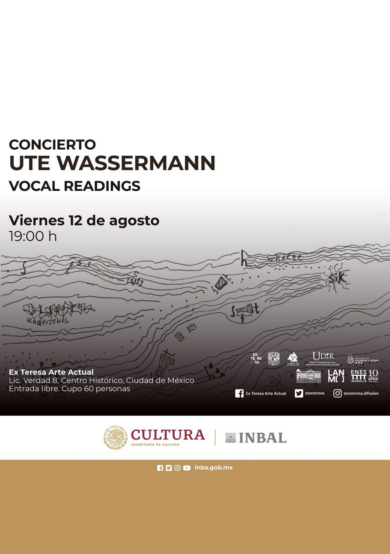 Ute Wassermann ofrecerá un concierto en Ex Teresa Arte Actual