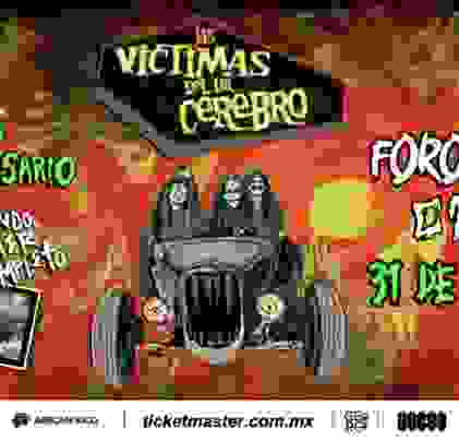PRECIOS: Las Víctimas del Dr. Cerebro invadirá el Foro Puebla