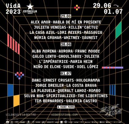 ¡Conoce el line up de Vida 2023!