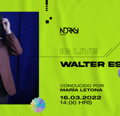 Disfruta con nosotros del IG Live con Walter Esaú