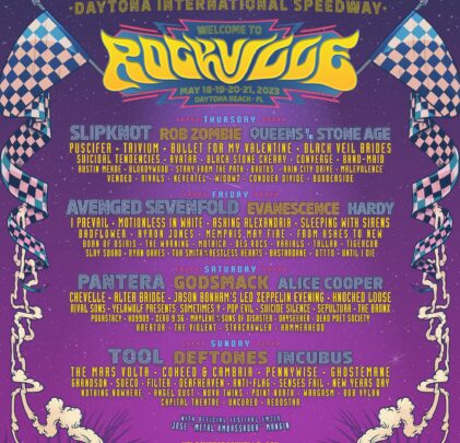 Conoce el lineup de Welcome to Rockville 2023