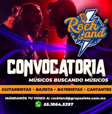 ¿Eres músico? Únete a RockLand en el Estadio Ciudad de los Deportes