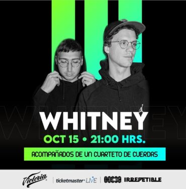 Whitney anuncia show vía streaming