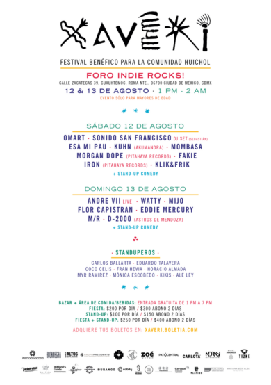 Festival Xaveri en el Foro Indie Rocks!
