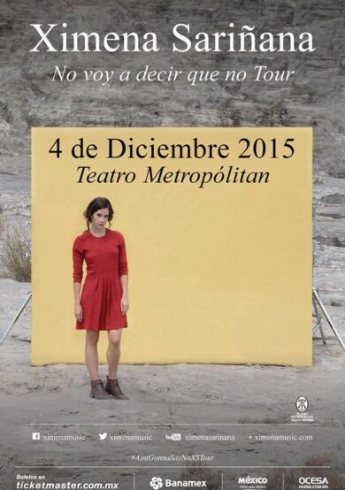 Ximena Sariñana en el Teatro Metropólitan