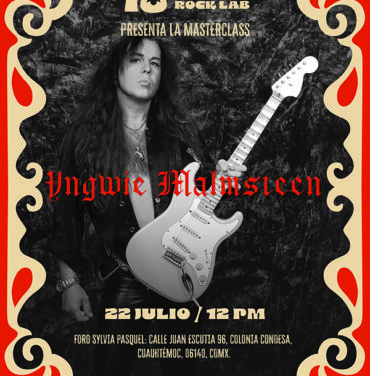 Yngwie Malmsteen dará una masterclass de guitarra en CDMX