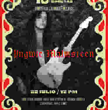 Yngwie Malmsteen dará una masterclass de guitarra en CDMX