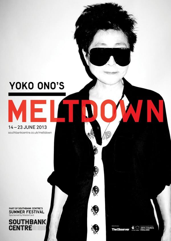 Meltdown 2013 curado por Yoko Ono