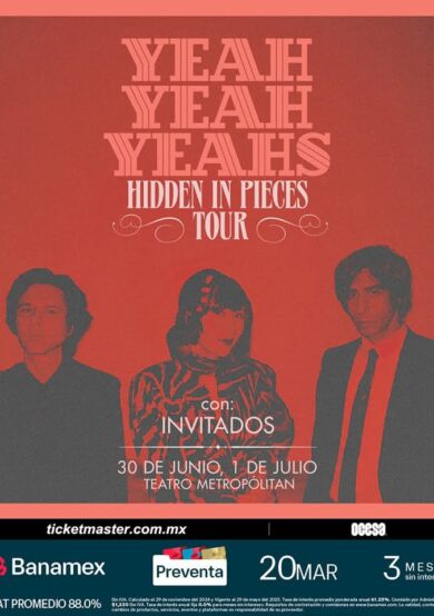 Yeah Yeah Yeahs llegará al Teatro Metropólitan