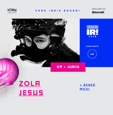 No te pierdas de Zola Jesus en la Semana IR! 2018