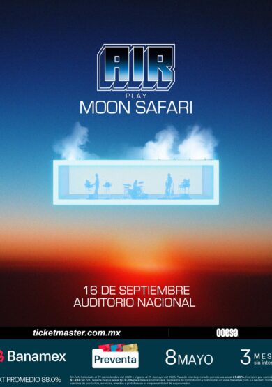 PRECIOS: Air llegará al Auditorio Nacional