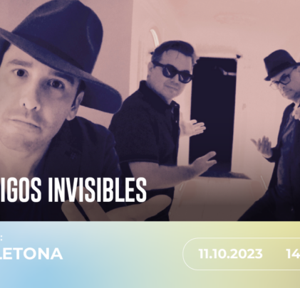Únete al IG Live de IR! con Los Amigos Invisibles