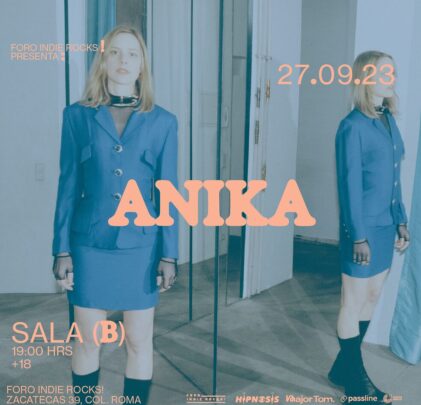Anika se presentará en el Foro Indie Rocks!