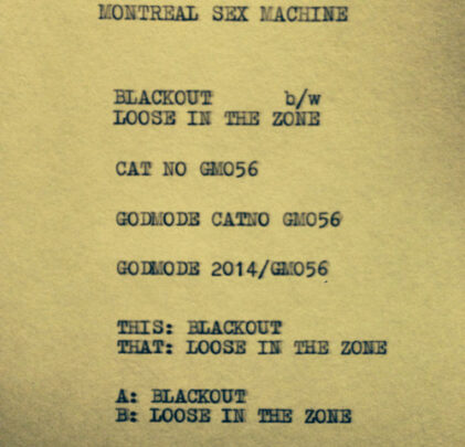 Montreal Sex Machine estrena tema