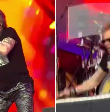 VIDEO: Axl Rose sufre caída en el escenario