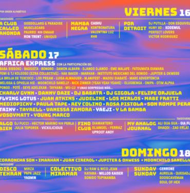 Conoce el lineup y horarios de Bahidorá 2024