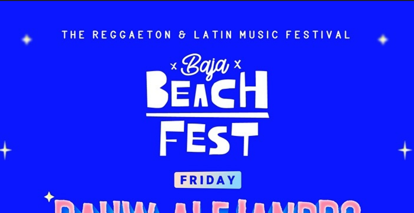 PRECIOS: Rauw Alejandro, Peso Pluma y Fuerza Regida en Baja Beach Fest 2024