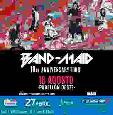 Band-Maid llegará al Pabellón Oeste