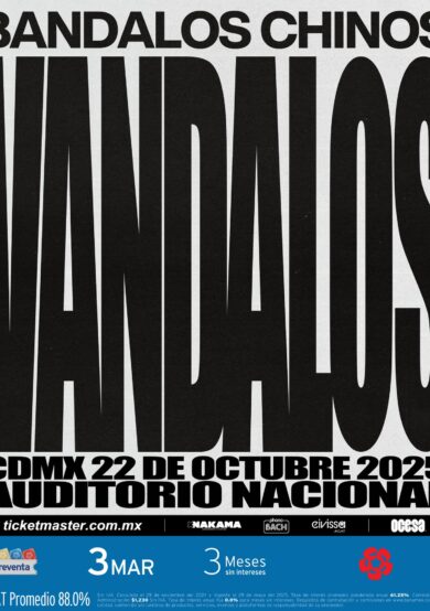 PRECIOS: Bandalos Chinos invadirá el Auditorio Nacional