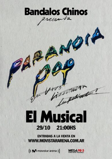 Bandalos Chinos presentará musical 'Paranoia Pop' en streaming