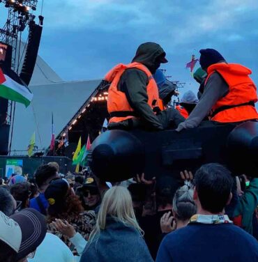 Banksy libera pieza en show de IDLES