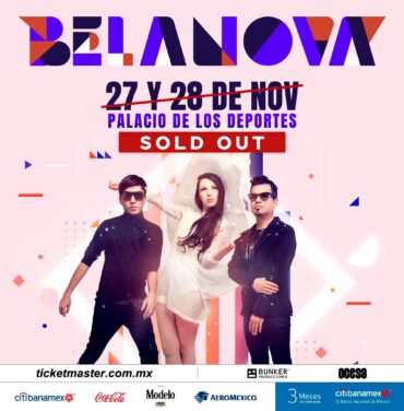 SOLD OUT: Belanova se presentará en el Palacio de los Deportes