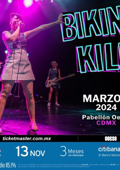 Bikini Kill por primera vez en México