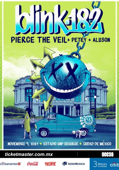 PRECIOS: Blink-182 se presentará en el Estadio GNP Seguros