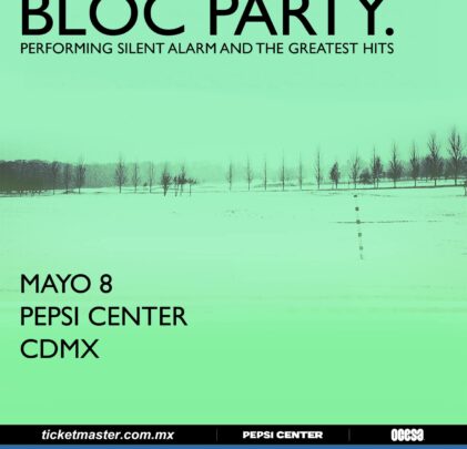 PRECIOS: Bloc Party llegará al Pepsi Center