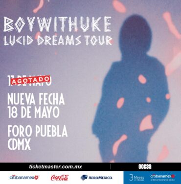 ¡NUEVA FECHA!: BOYWITHUKE se presentará en Foro Puebla