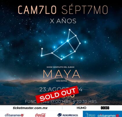 SOLD OUT: Camilo Séptimo tendrá dos shows en el Lunario