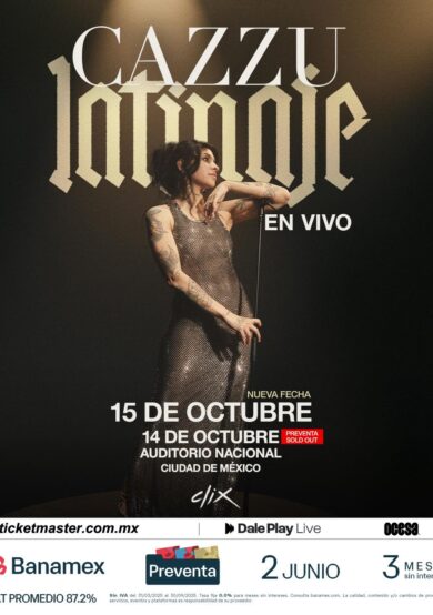 NUEVA FECHA: Cazzu iluminará el Auditorio Nacional