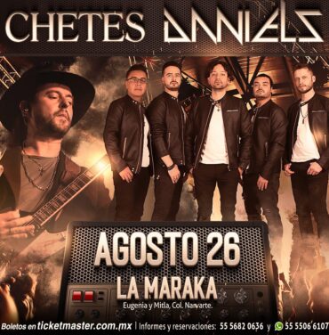 Chetes y Los Daniels anuncian concierto en CDMX