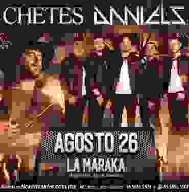 Chetes y Los Daniels anuncian concierto en CDMX
