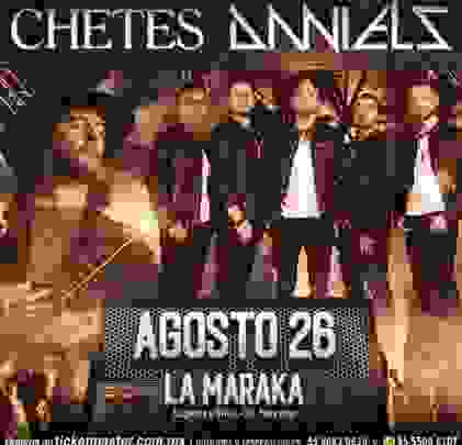 Chetes y Los Daniels anuncian concierto en CDMX